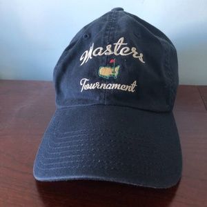 Masters Tournament Augusta National Golf Club Navy Hat Cap Adjustable